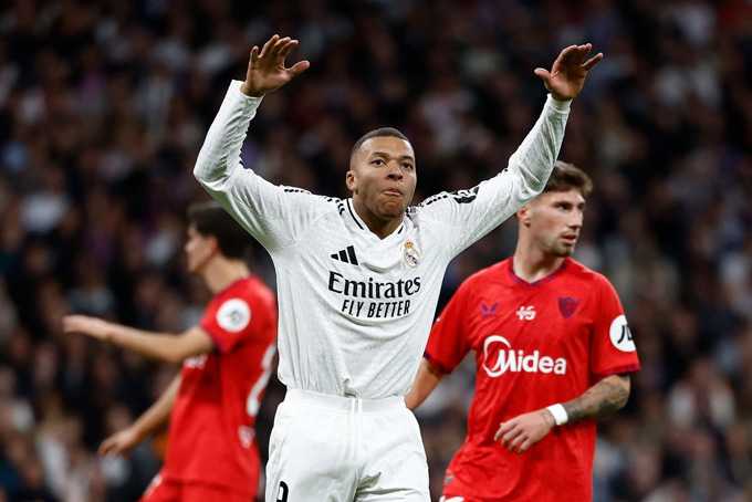 3 câu hỏi từ trận Real Madrid 4-2 Sevilla: Mbappe đang lấy lại phong độ cao nhất?