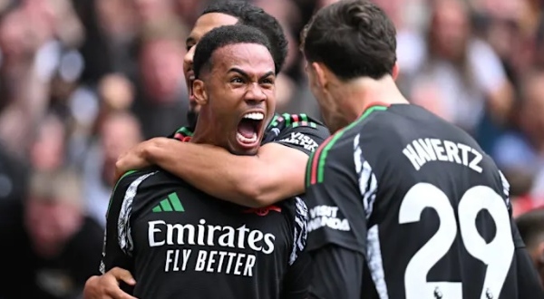 5 trận đấu hay nhất của Arsenal mùa giải 2024/25