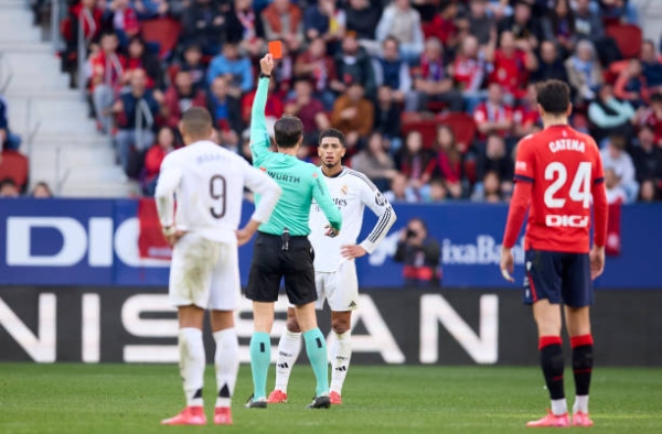 Ác mộng cho Real Madrid: Bellingham nguy cơ bị treo giò 12 trận