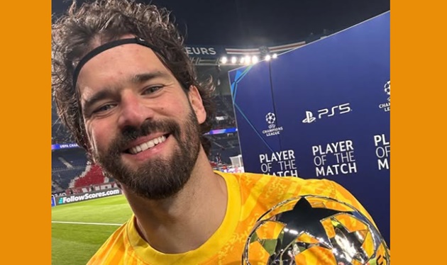 Alisson: "Đó là trận đấu hay nhất sự nghiệp của tôi"