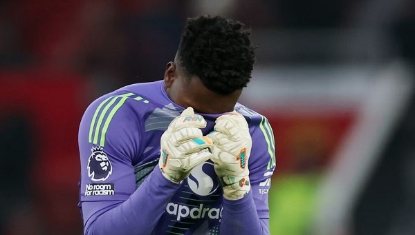 Andre Onana cúi đầu, Man Utd chìm sâu vào khủng hoảng