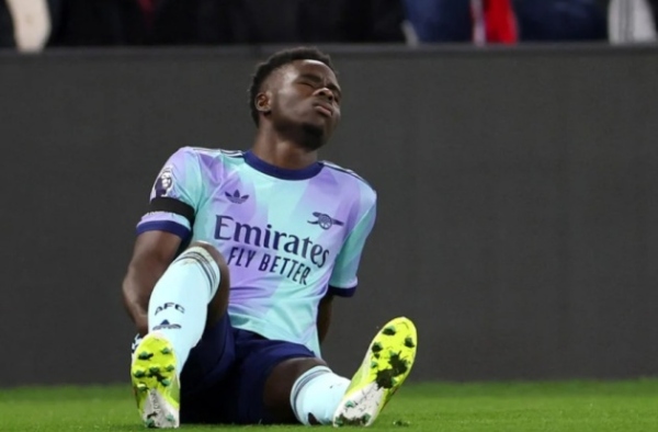 Arsenal có thể mất Bukayo Saka trong 10 trận