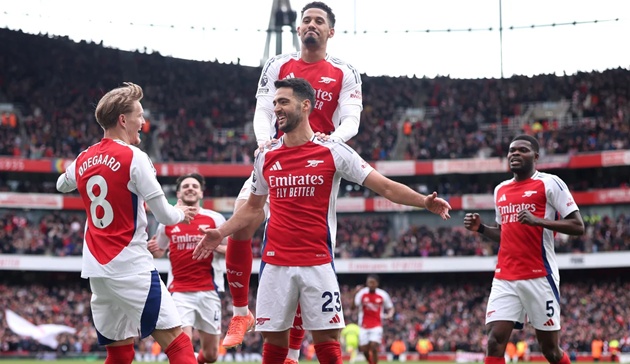 Arsenal vững chắc trong top bốn
