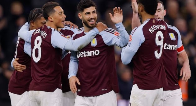 Aston Villa 2-0 Cardiff City: Rashford kiến tạo, Asensio ghi bàn; Villa vào tứ kết FA Cup