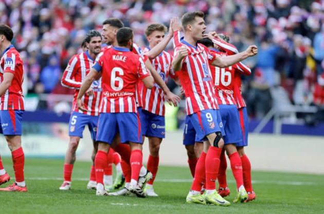 Atletico thắng tối thiểu, vượt Real giành vị trí nhì bảng La Liga