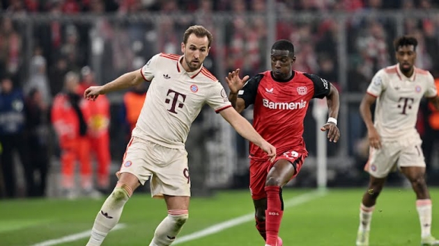 Bayern 3-0 Leverkusen: Kane lập cú đúp, Musiala tỏa sáng; VAR nhấn chìm đội khách