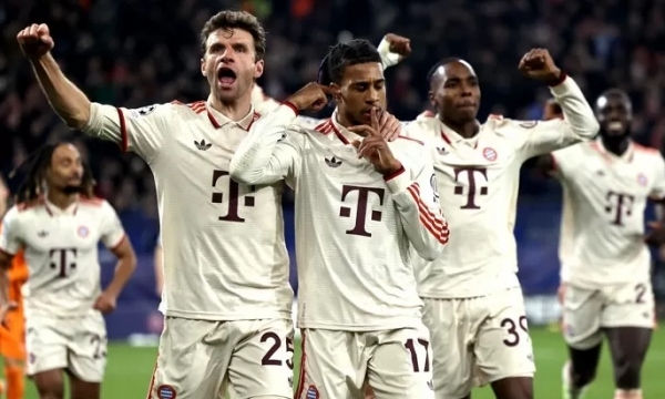Bayern vùi dập Shakhtar Donetsk 5-1 ngay trên đất khách