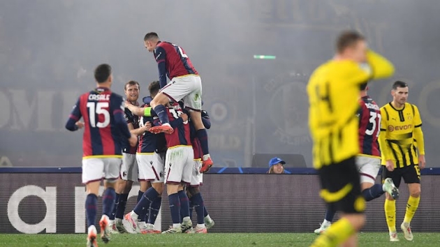Bologna thắng kịch tính Dortmund; Juventus bế tắc trước Club Brugge