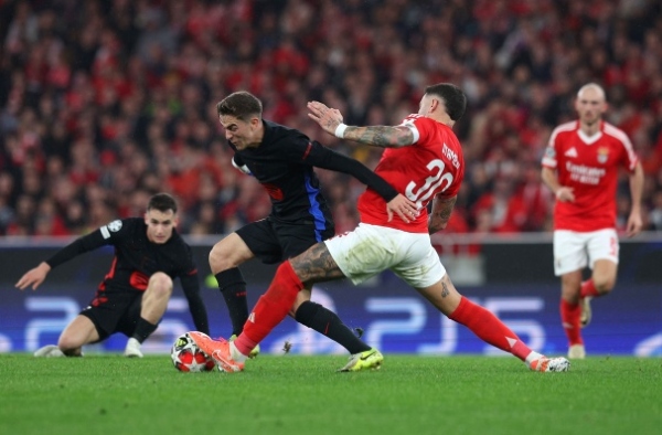 Cập nhật lực lượng Benfica vs Barcelona