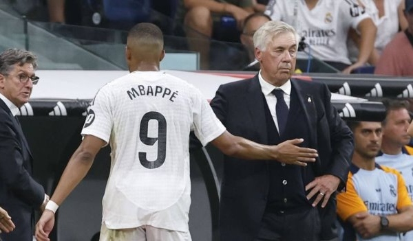 Carlo Ancelotti cập nhật tình hình chấn thương của Kylian Mbappe