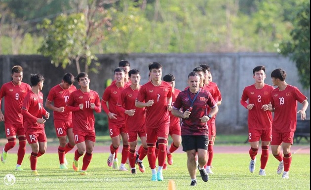 Chiều cao trung bình ấn tượng của U22 Việt Nam
