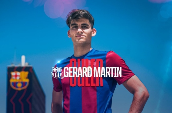 CHÍNH THỨC! Barcelona ký hợp đồng hơn 3 năm với Gerard Martin