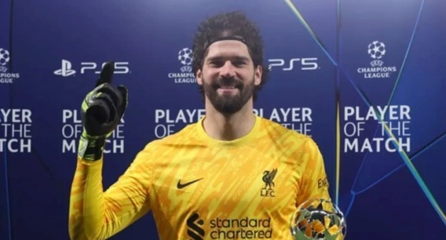 Chính thức! Để PSG không giúp Liverpool, Alisson được vinh danh ở Châu Âu