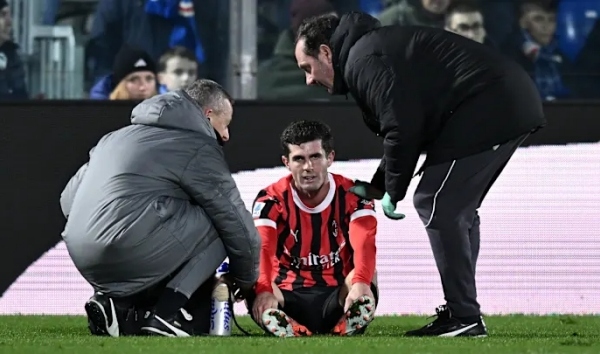 Christian Pulisic dính chấn thương, AC Milan lo ngại trước đại chiến Juventus