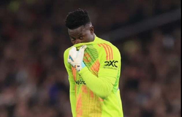 Cơn ác mộng lại đến với Andre Onana