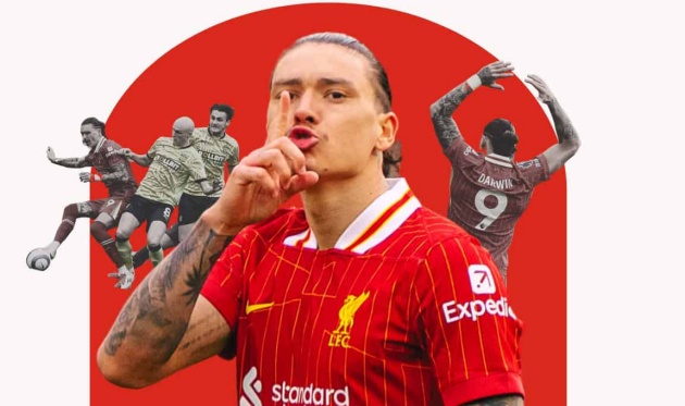 Darwin Nunez: Ngôi sao '2 mặt' của Liverpool