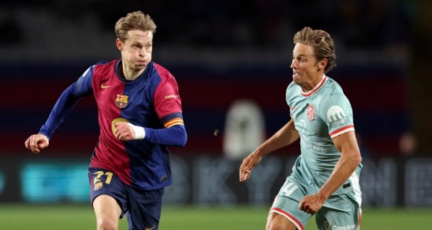 de Jong đã gửi một lá thư cho Atletico Madrid