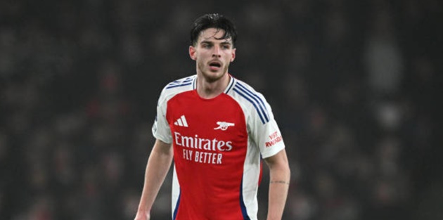 Declan Rice chỉ ra 5 đối thủ đe dọa tham vọng của Arsenal