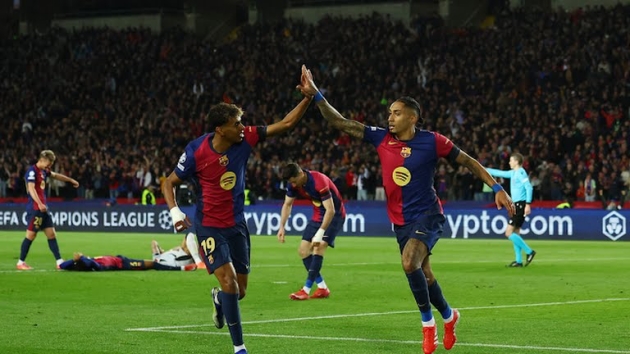 Điểm nhấn Barcelona 3-1 Benfica: Đẳng cấp chênh lệch; Raphinha - Yamal rực sáng