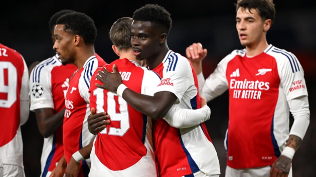 Đội hình Champions League hay nhất tuần theo UEFA: 'Tam tấu' Saka - Olise - Griezmann góp mặt
