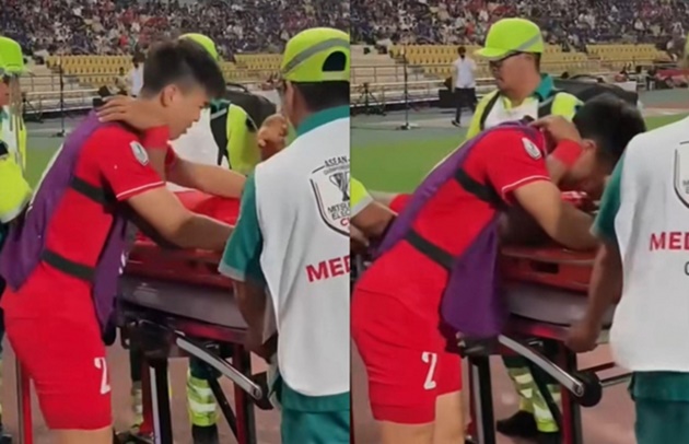 Duy Mạnh gây xót xa khi Xuân Son chấn thương