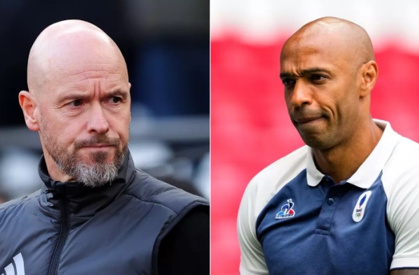 Erik ten Hag và Thierry Henry cạnh tranh cho công việc bất ngờ