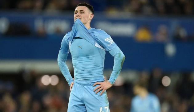 Hình ảnh bất lực từ Foden cho thấy sự chạm đáy của Man City