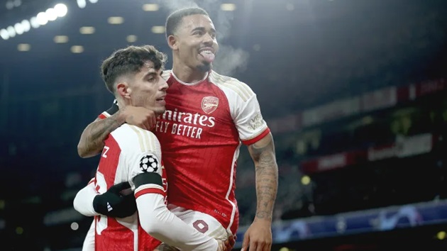 "Kai Havertz và Gabriel Jesus không thể giúp Arsenal vô địch"