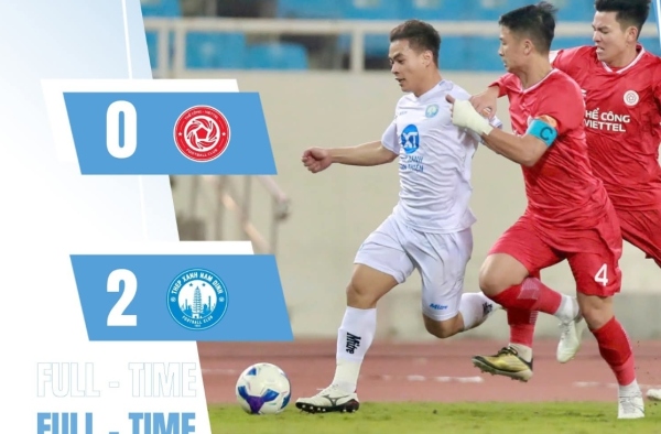 "Kéo sập" Mỹ Đình, Nam Định giữ vững ngôi đầu V-League