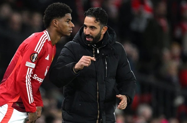 Khi Amorim "thổi bùng" căng thẳng tại MU bằng việc chỉ trích Rashford