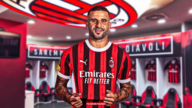 Kyle Walker tri ân David Beckham sau khi gia nhập AC Milan