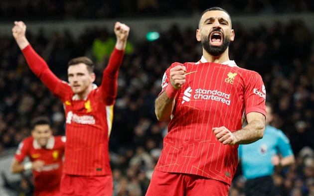 'Làm gỏi' Tottenham 6-3, ngòi nổ Salah đưa Liverpool bứt ra xa khỏi Chelsea
