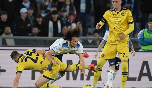 Lazio 1-1 Udinese: Nhà vô địch World Cup lập công; Juventus bị đe dọa