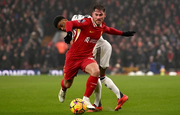 Mac Allister không hài lòng với kết quả hòa trước Man Utd