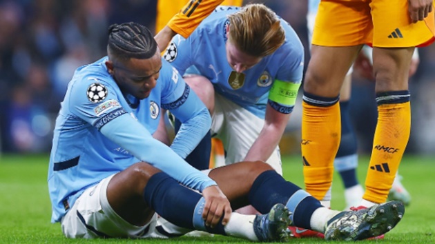 NÓNG! Trụ cột Man City vắng mặt trong cuộc tái đấu Real Madrid