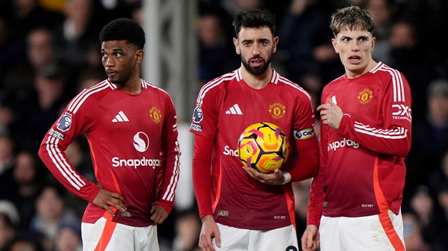 Ngoại hạng Anh 2024/25: Man Utd thắng trong âu lo; Tottenham lún sâu vũng lầy