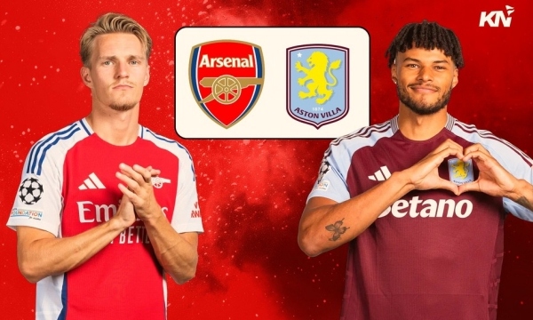 Nhận định Ngoại hạng Anh - Arsenal vs Aston Villa (00h30 ngày 19/01): 2 bàn; Bất phân thắng bại