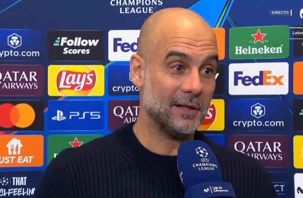 Pep Guardiola bối rối trước câu hỏi kỳ lạ sau khi bị loại khỏi C1