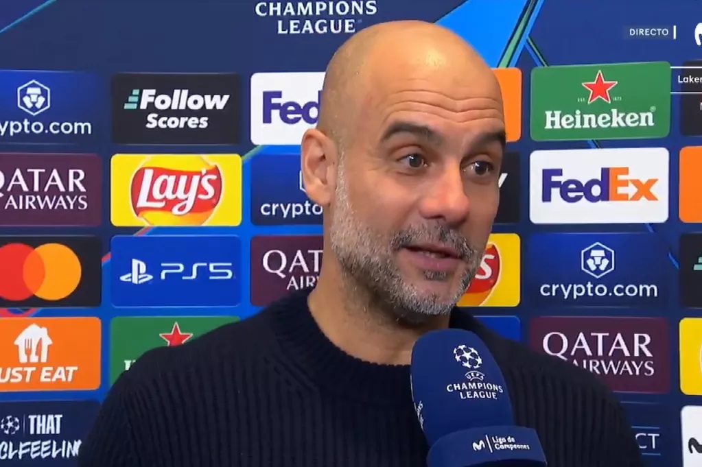 Pep Guardiola bối rối trước câu hỏi kỳ lạ sau khi bị loại khỏi C1