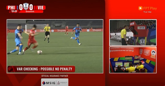 Phản ứng trái chiều về tình huống bị từ chối penalty của Việt Nam