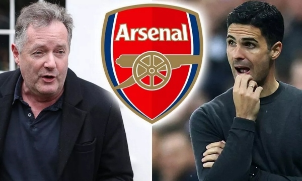 Piers Morgan thừa nhận 'xấu hổ' khi nghe Mikel Arteta nói về danh hiệu
