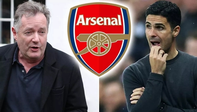 Piers Morgan thừa nhận 'xấu hổ' khi nghe Mikel Arteta nói về danh hiệu