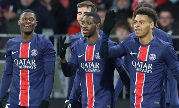 PSG đè bẹp Brest; AS Monaco thắng dễ Auxerre; Lille vùi dập Saint-Etienne