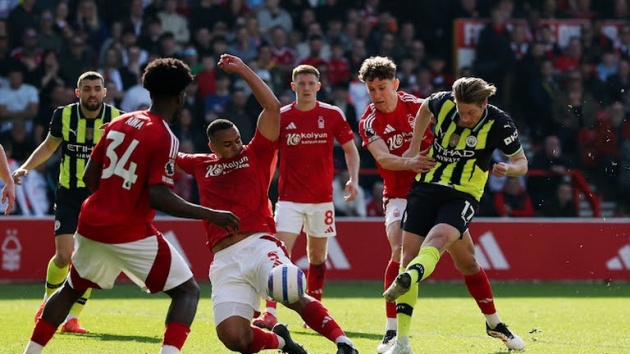Quật ngã Man City, Nottingham Forest quá đáng sợ