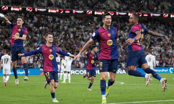 Real sụp đổ ngay hiệp 1, Barcelona đăng quang ngôi vô địch Siêu cúp Tây Ban Nha