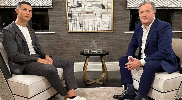 Ronaldo gặp lại Piers Morgan sau cuộc phỏng vấn chấn động năm 2022