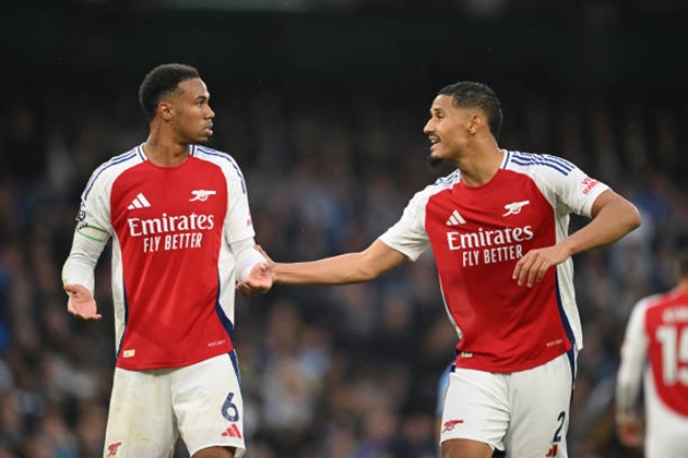 Sự trở lại của Saliba giúp Arsenal đối phó với nghịch cảnh