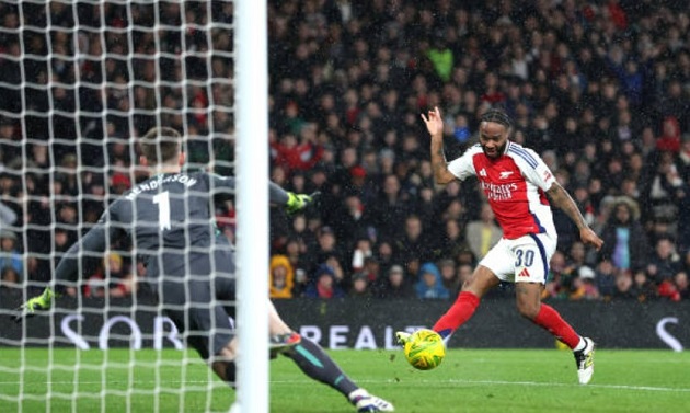 Thêm một lần Raheem Sterling làm Arsenal thất vọng