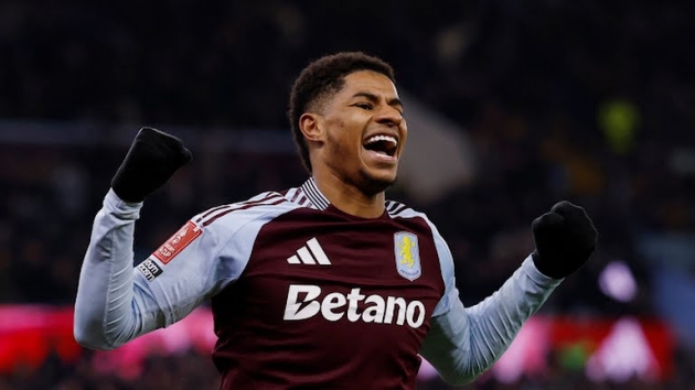 Thống kê ấn tượng của Rashford trong trận Aston Villa 2-0 Cardiff City