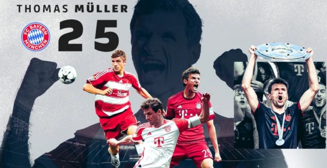 Thomas Muller, sự nghiệp tuyệt vời: 5 mẹo mũ; Định mệnh số 25